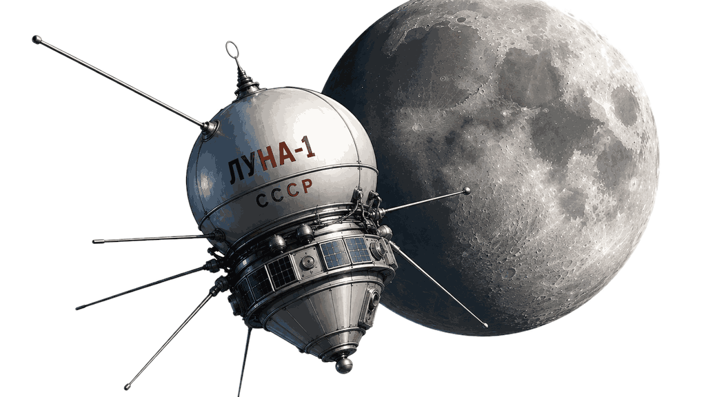«Луна-2» достигает поверхности Луны