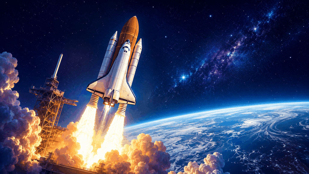 Первый полёт многоразового Space Shuttle