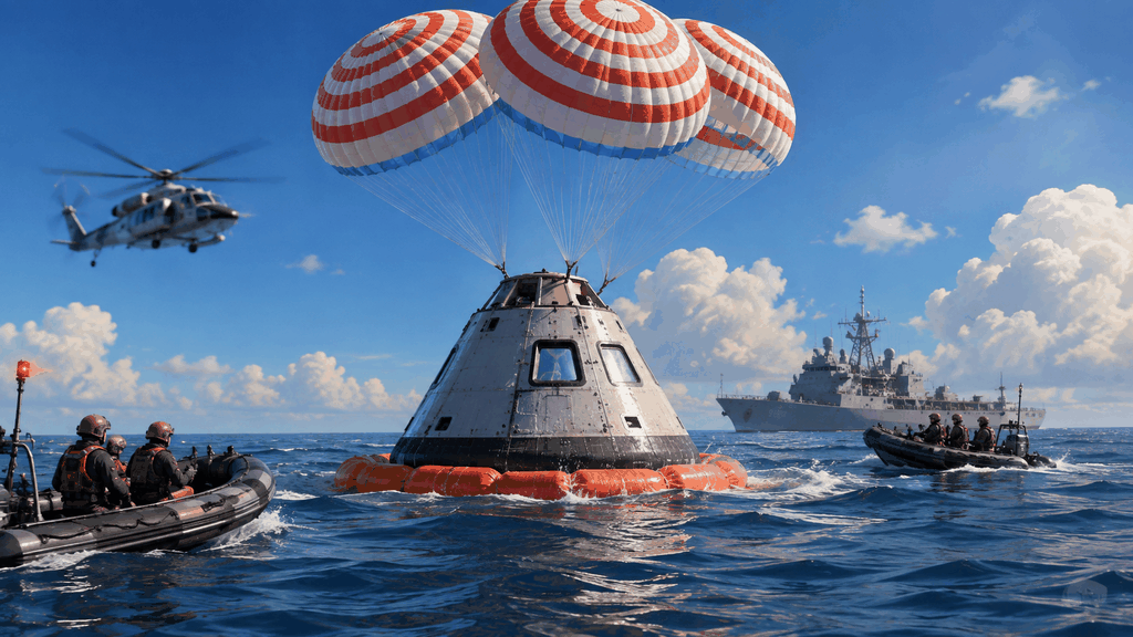 Artemis II возвращается на Землю